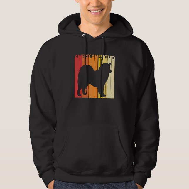 American Eskimo Dog Hoodie (Framsida)