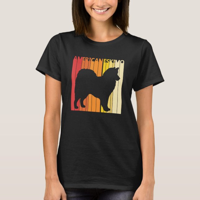 American Eskimo Dog T Shirt (Framsida)