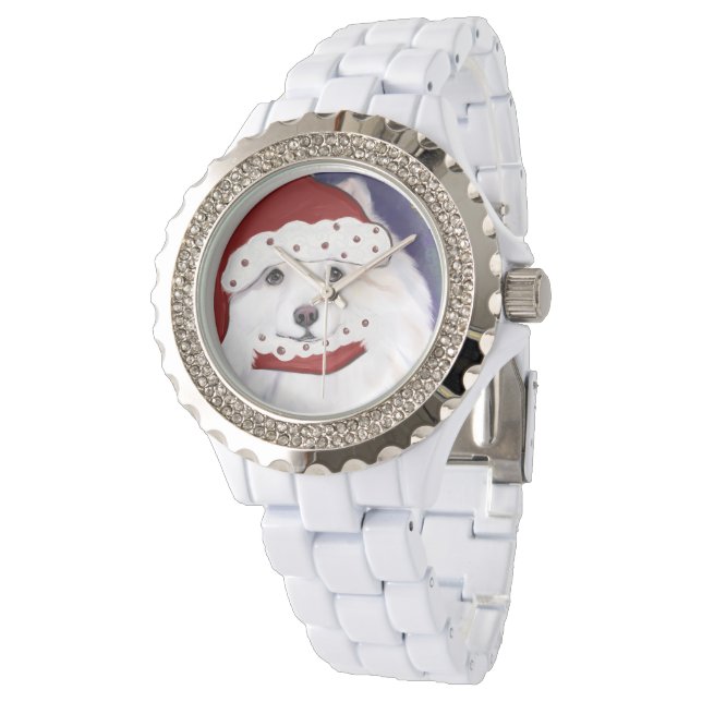 American Eskimo Hund Armbandsur (Vinklad)