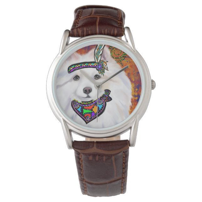 American Eskimo Hund Armbandsur (Framsida)