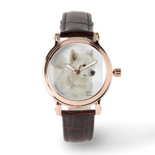 American Eskimo Hund Art Armbandsur
