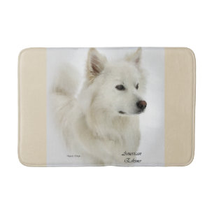 American Eskimo Hund Art Badrumsmatta