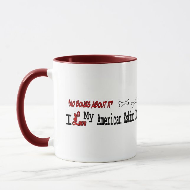American Eskimo Hund Gifts Mugg (Vänster)