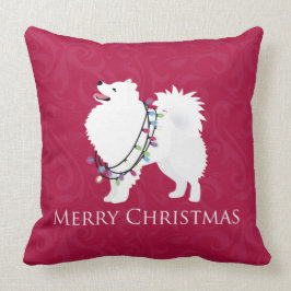 American Eskimo Hund God jul Design Kudde