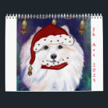 AMERICAN ESKIMO HUND KALENDER<br><div class="desc">BEAUTIFUL AMERICAN ESKIMO HUND ART!</div>