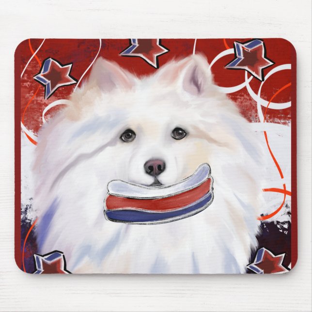 American Eskimo Hund Musmatta (Framsidan)