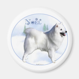 American Eskimo Hund Noel - Magnet