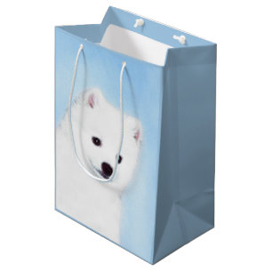 American Eskimo Hund Painting - Original Hund Art