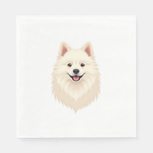 American Eskimo Hund Pappersservett