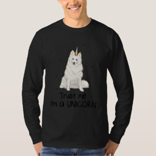 American Eskimo Hund Trust Jag är en enhörnig Hund T Shirt