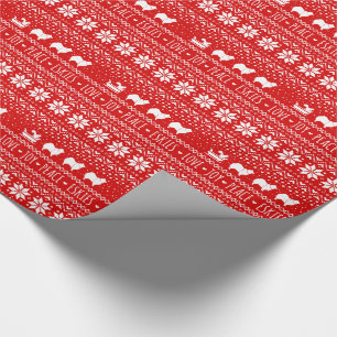 American Eskimo Hundar (Helgdag) Presentpapper