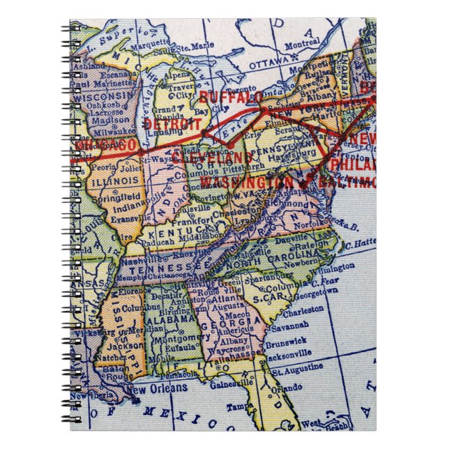 AMERICAN EXPRESS SÄNDNING ANTECKNINGSBOK MED SPIRAL (Framsidan)