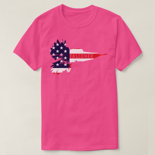 American Falconer T Shirt (Design framsida)