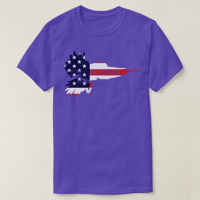 American Falconer T Shirt (Design framsida)