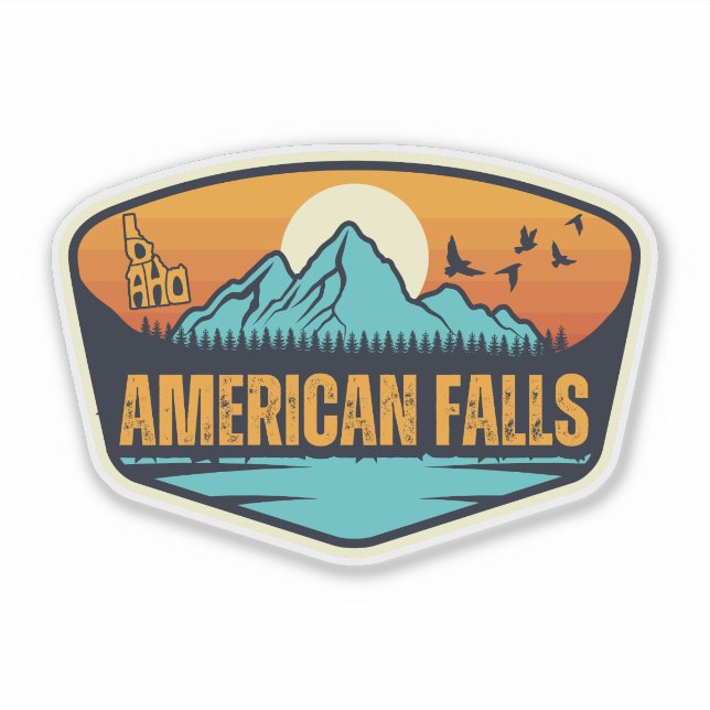 American Falls, Idaho Klistermärken (Framsida)
