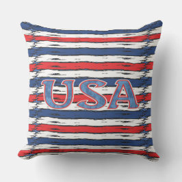 American Family Patriotic Summer Helgdagars Kudde