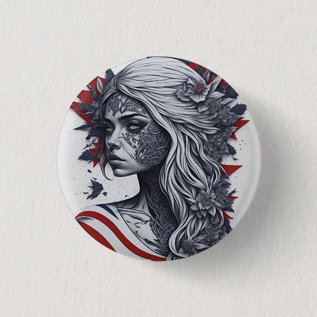 american fan 18 knapp (Framsida)