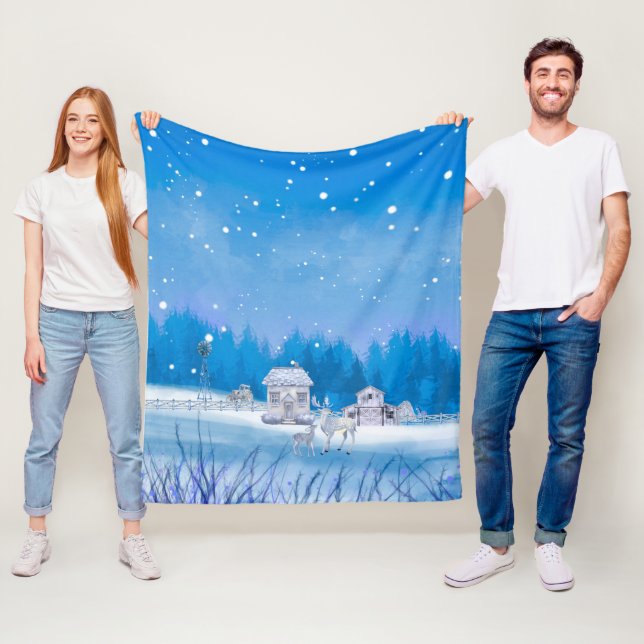 American Farm Signature Fleece Blanket (På plats)