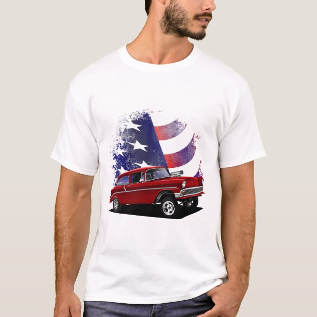 American Fast Gasser T Shirt (Framsida)