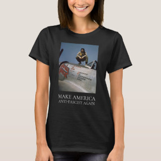 American Female WWII Pilot MAAFA T Shirt