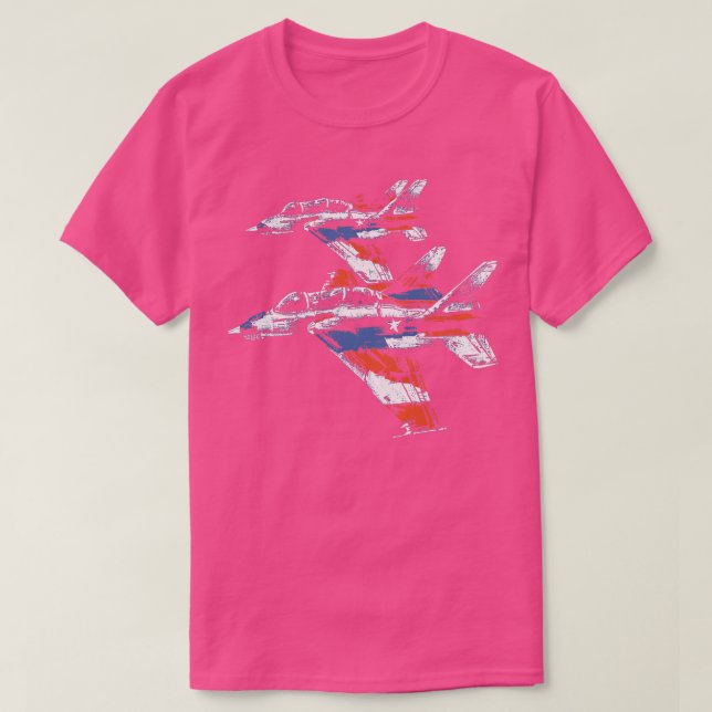 American Fighter Jet T Shirt (Design framsida)