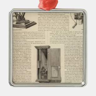 American Fire Alarm and Police Telegraph Julgransprydnad Metall