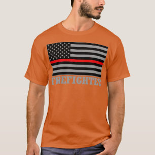 American Firefighter Fire Fighter Thin Red Line Fi T Shirt