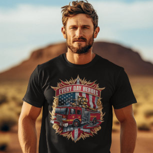 American Firefighters Valor T Shirt