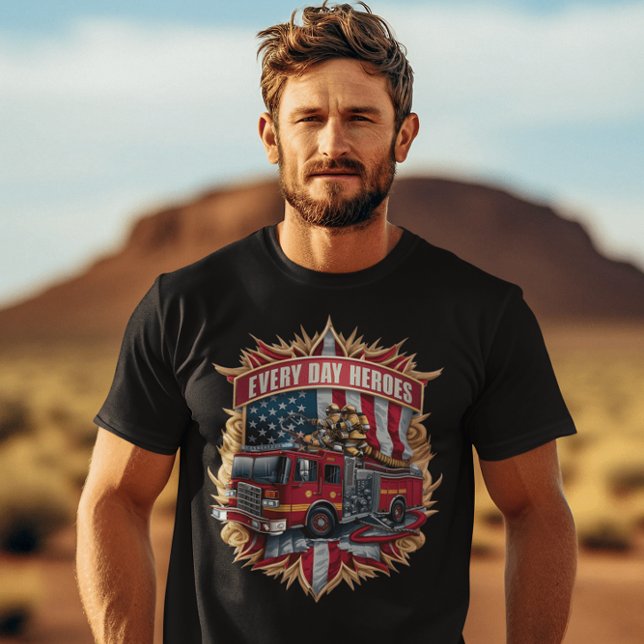 American Firefighters Valor T Shirt (Skapare uppladdad)