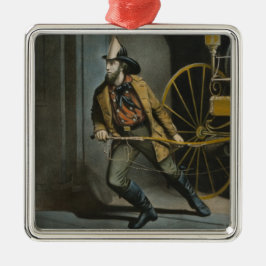 American Fireman: Alltid Redo Julgransprydnad Metall