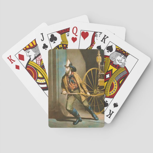 American Fireman Stil 2 Spel Kort (Baksidan)