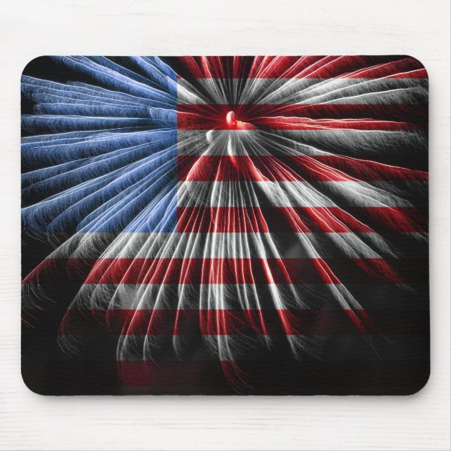 American Fireworks Flagga Musmatta (Framsidan)