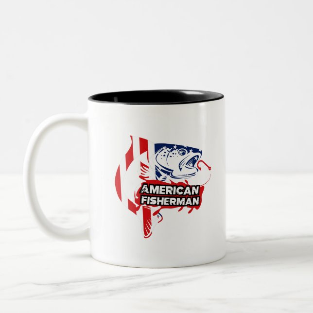 American fisherman Två-Tonad mugg (Vänster)