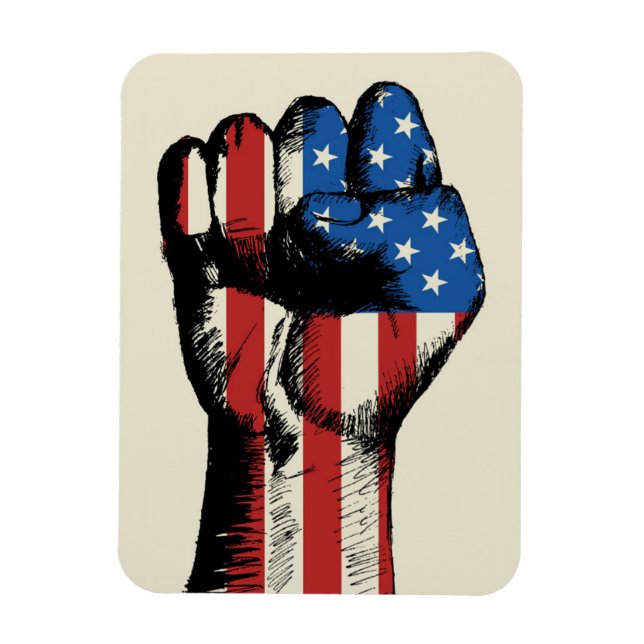 American Fist Magnet (Vertikal)