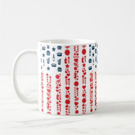 american flag 4th july picnic kaffemugg