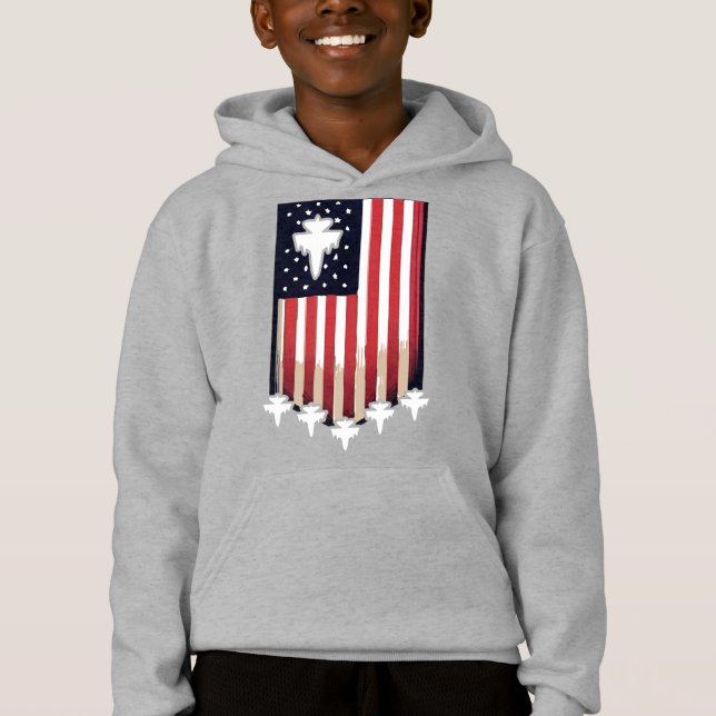 American Flag 4th of July-65079 T Shirt (Framsida)