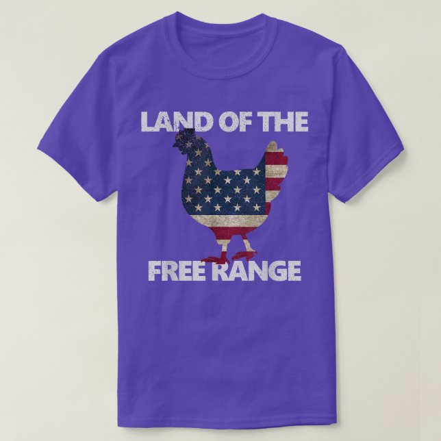 American Flag Chicken SHIRT USA Funny Gift 4th of  T Shirt (Design framsida)