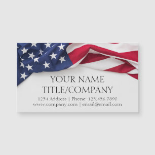 American Flag Company Namn Magnetiska Affärskort