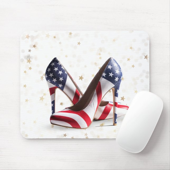 American Flag High Heel Shoes Musmatta (Med mus)