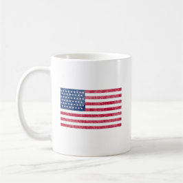 American flag kaffemugg