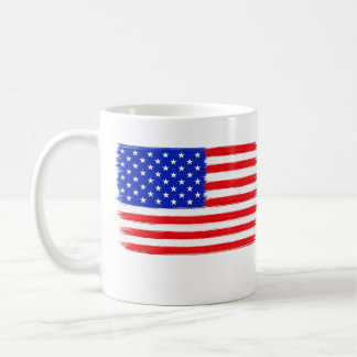 American flag kaffemugg