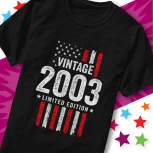 American Flag Limited Edition Stjärnor Vintage 200 T Shirt