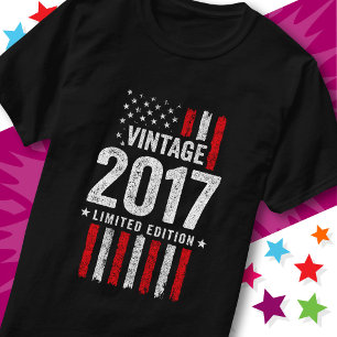 American Flag Limited Edition Stjärnor Vintage 201 T Shirt