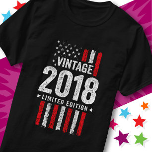 American Flag Limited Edition Stjärnor Vintage 201 T Shirt