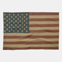 American Flag Patriotic Kökshandduk