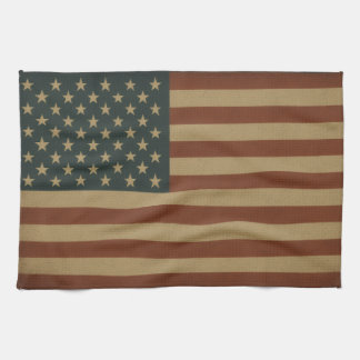 American Flag Patriotic Kökshandduk