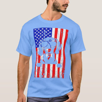 American Flag Patriotic Labrador Retriever Owner 4 T Shirt