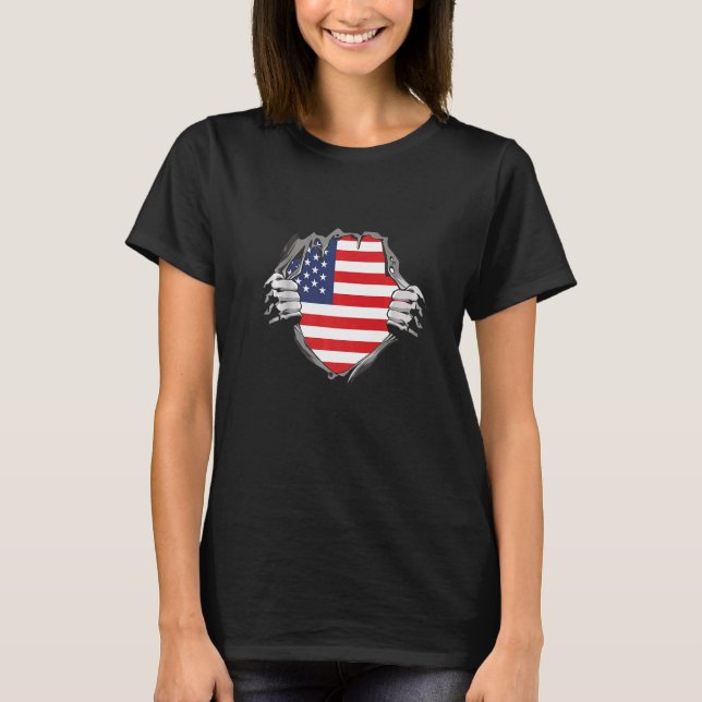 American flag   t shirt (Framsida)