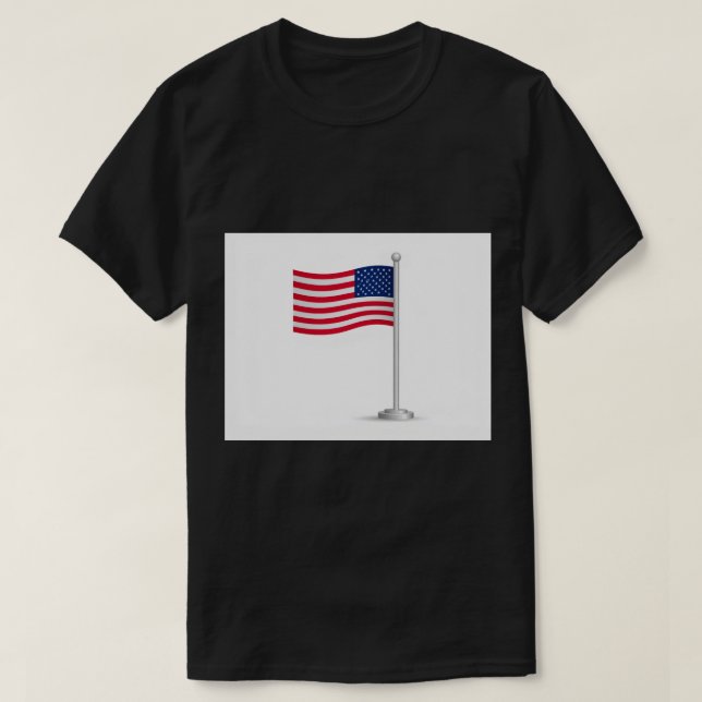 american flag t shirt (Design framsida)
