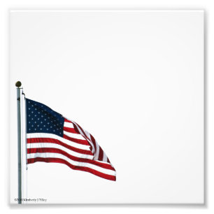 American Flagga 2371 Fototryck